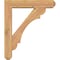 Ekena Millwork Olympic Craftsman Smooth Bracket w/ Offset Brace, Western Red Cedar, 5 1/2"W x 24"D x 28"H BKT0604X24X28OLY04SWR - alternate 4